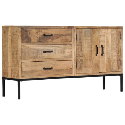 Credenza 140x35x75 cm in Legno Massello di Mango