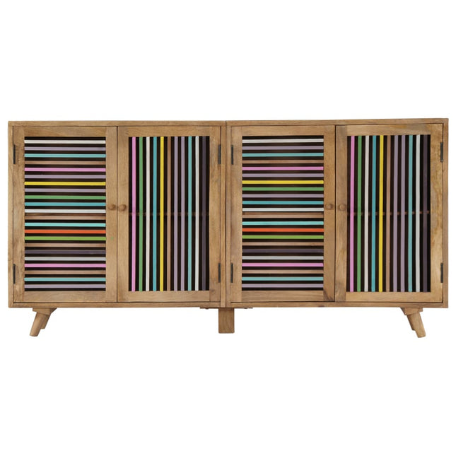 Credenza 150x30x75 cm in Legno Massello di Mango