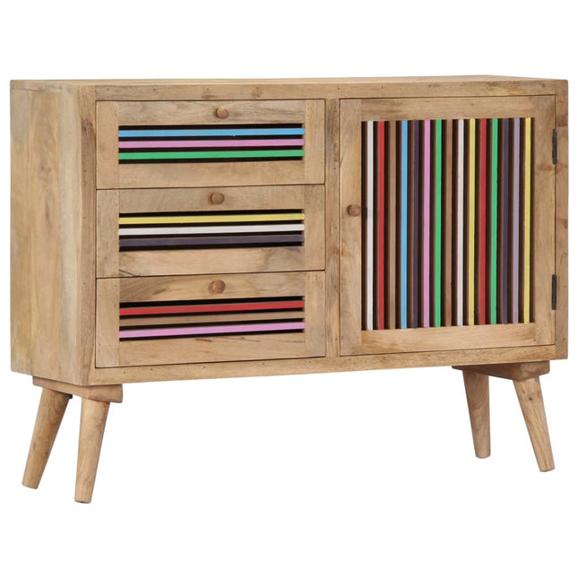 Credenza 100x30x75 cm in Legno Massello di Mango