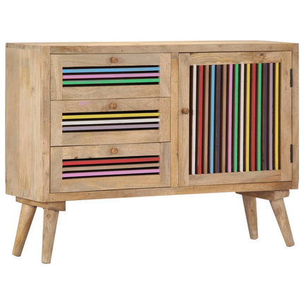 Credenza 100x30x75 cm in Legno Massello di Mango