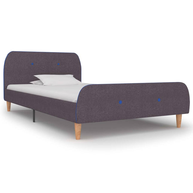 Giroletto senza Materasso Tortora 90x200 cm in Tessuto