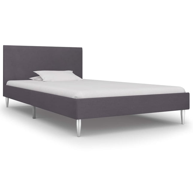Giroletto senza Materasso Grigio 90x200 cm Tessuto