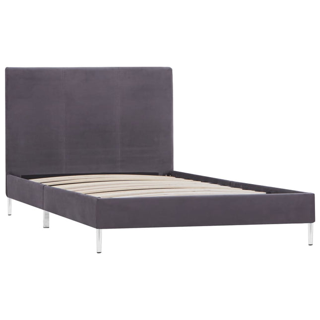 Giroletto senza Materasso Grigio 90x200 cm Tessuto