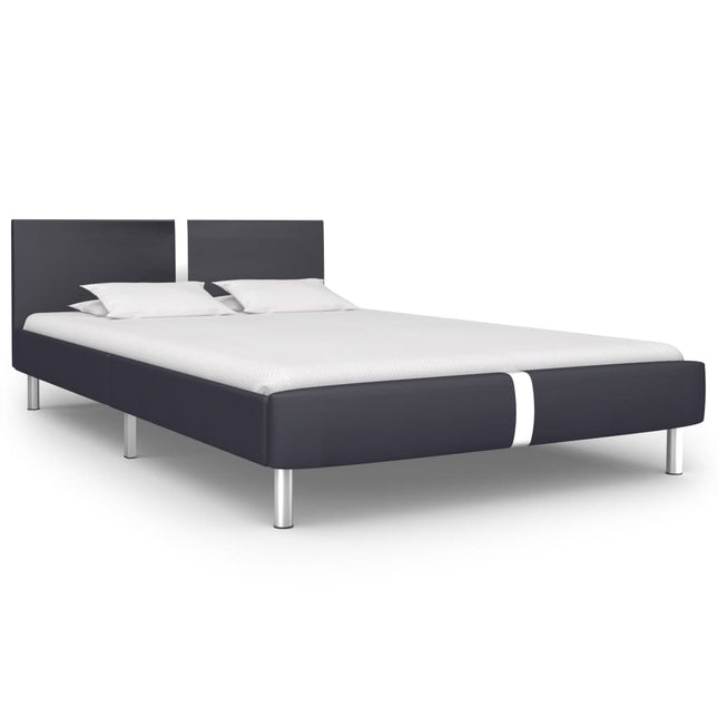 Giroletto senza Materasso Nero in Similpelle 135x190 cm