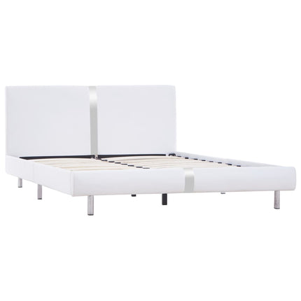 Giroletto senza Materasso Bianco in Similpelle 135x190 cm