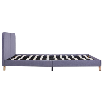 Giroletto senza Materasso Grigio Chiaro 150x200 cm in Tessuto