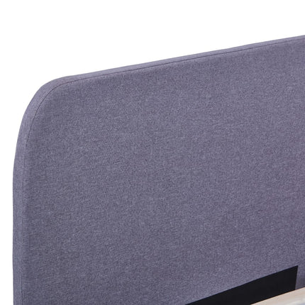 Giroletto senza Materasso Grigio Chiaro 150x200 cm in Tessuto