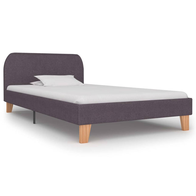 Giroletto senza Materasso Tortora 90x190 cm in Tessuto