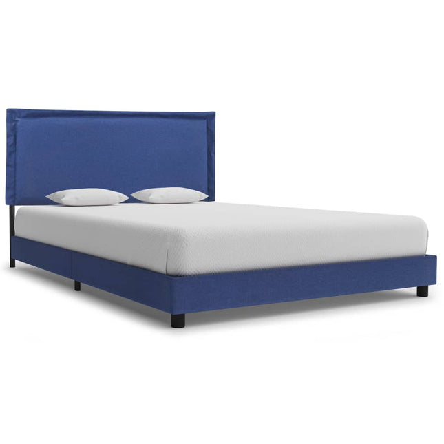 Giroletto senza Materasso Blu 135x190 cm in Tessuto