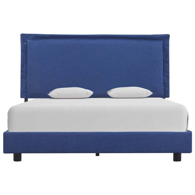 Giroletto senza Materasso Blu 135x190 cm in Tessuto