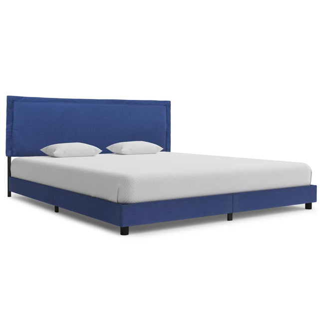 Giroletto senza Materasso Blu 150x200 cm in Tessuto