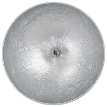 Lampadario da Soffitto Bianco e Argento Ã˜50 cm E27