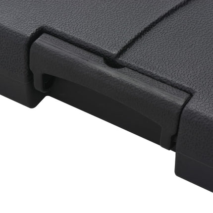 Ombrellone da Giardino con Base Portatile Rosso