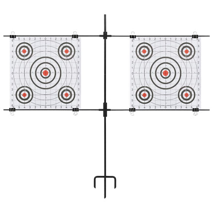 Supporto Bersagli di Carta con Fogli di Tiro 78x76cm Acciaio