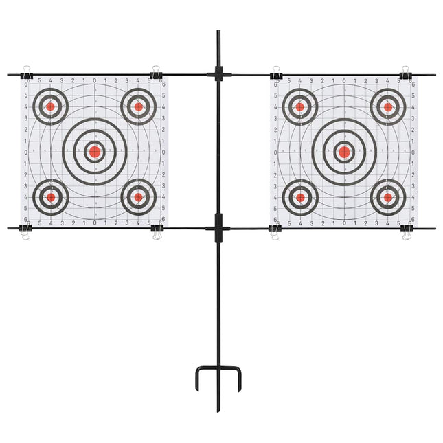 Supporto Bersagli di Carta con Fogli di Tiro 78x76cm Acciaio