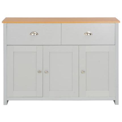 Credenza Grigia 112x35x81 cm
