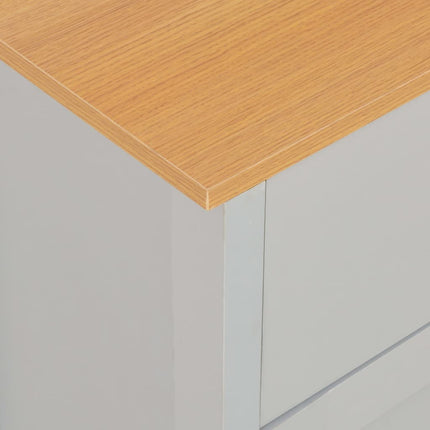Credenza Grigia 112x35x81 cm