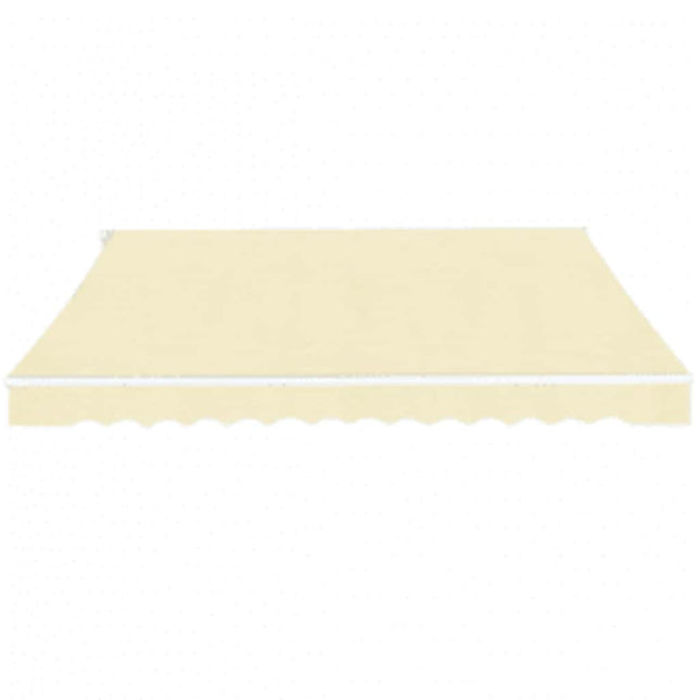 Tenda da Sole Pieghevole Manuale 600 cm Crema