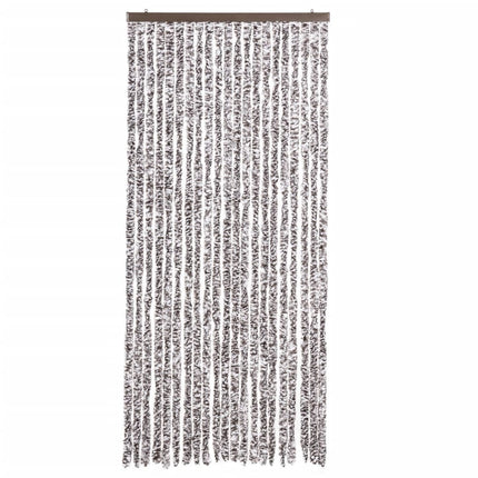 Zanzariera Marrone e Beige 90x220 cm Ciniglia