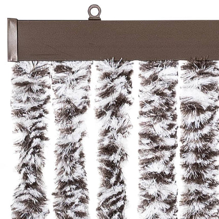 Zanzariera Marrone e Beige 90x220 cm Ciniglia