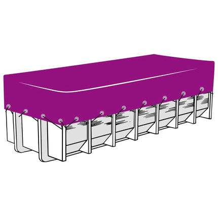 Rete per Container in HDPE 3,5x8 m Nera