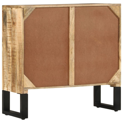 Credenza 80x30x76 cm in Legno Massello di Mango