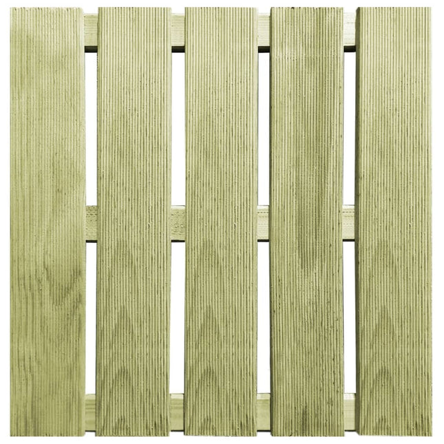Piastrelle per Esterni 18 pz 50x50 cm in Legno Verde