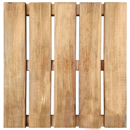 Piastrelle per Esterni 24 pz 50x50 cm in Legno Marrone