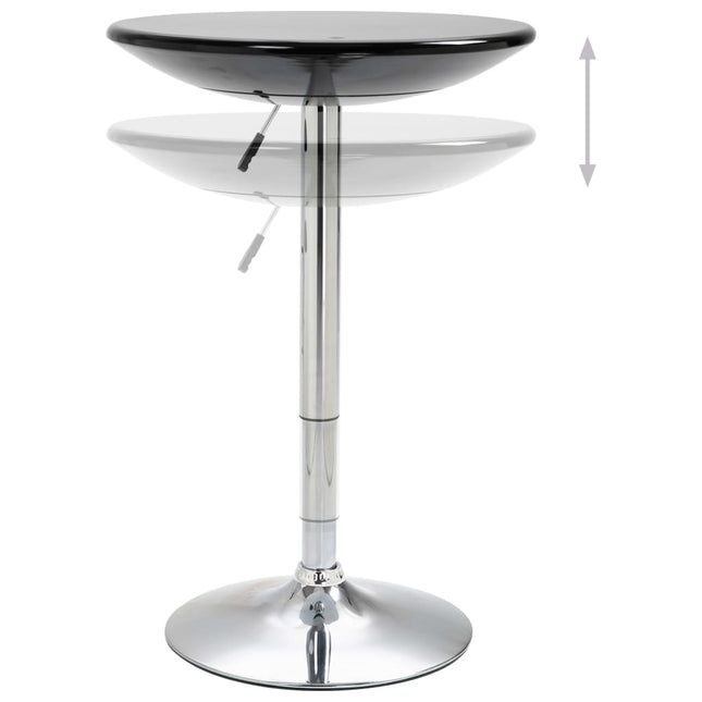Tavolo da Bar Nero Ø60 cm in ABS
