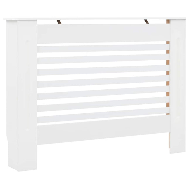 Copertura per Radiatore Bianca 112x19x81,5 cm in MDF