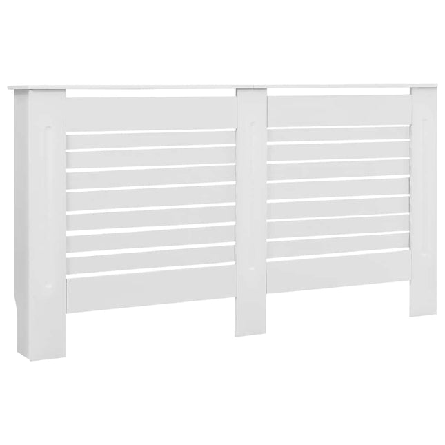 Copertura per Radiatore Bianca 152x19x81,5 cm in MDF