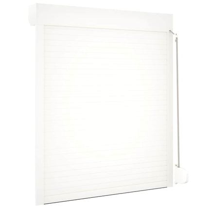 Tapparella Avvolgibile in Alluminio 110x130 cm Bianca