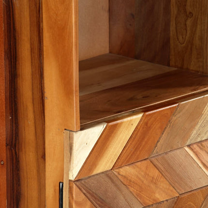 Credenza 40x32x122 cm in Legno Massello di Recupero