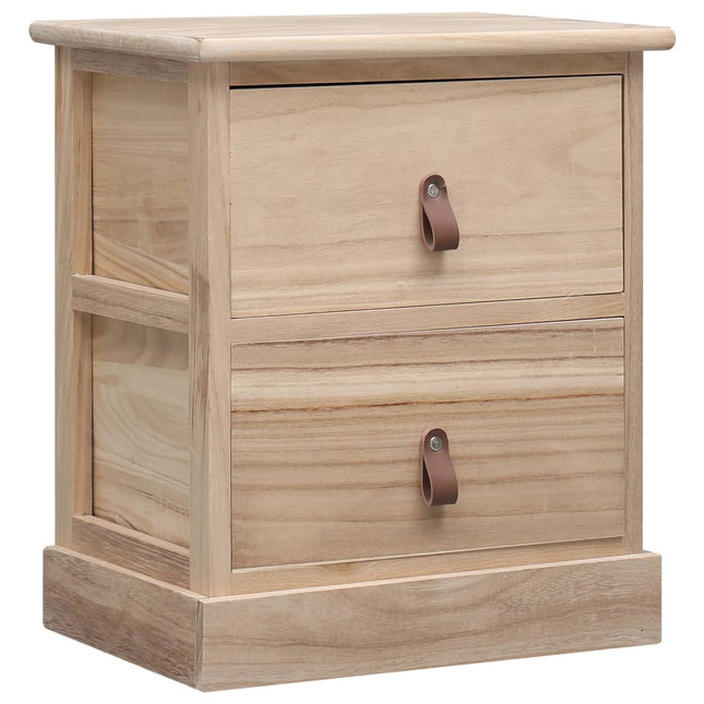 Comodino 38x28x45 cm in Legno di Paulonia