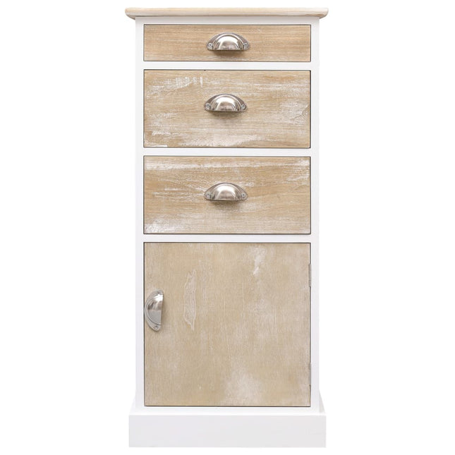 Mobiletto 38x28x86 cm in Legno di Paulownia