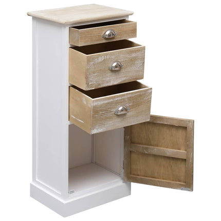 Mobiletto 38x28x86 cm in Legno di Paulownia
