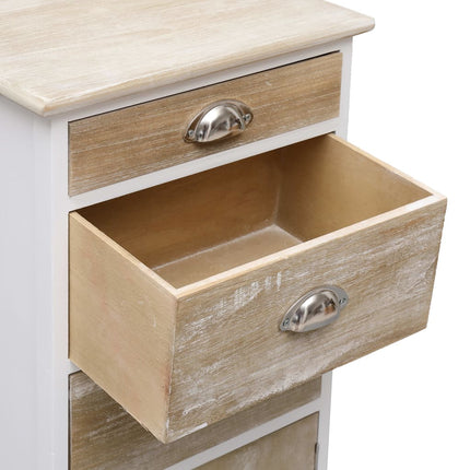 Mobiletto 38x28x86 cm in Legno di Paulownia