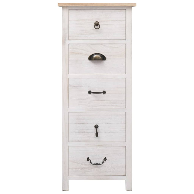 Mobiletto 35x25x87 cm in Legno di Paulownia