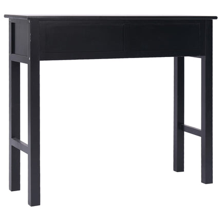 Tavolo Consolle Nero 90x30x77 cm in Legno