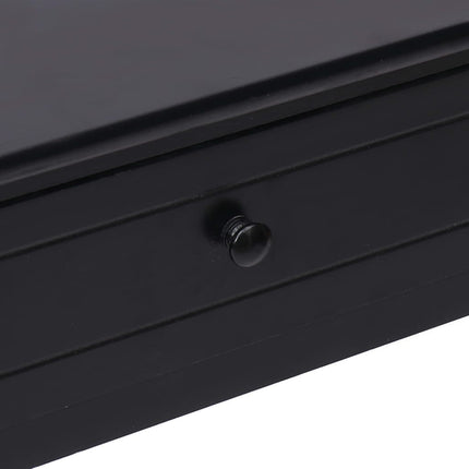 Tavolo Consolle Nero 90x30x77 cm in Legno