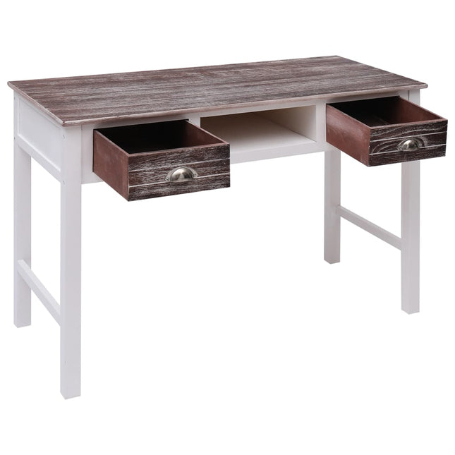 Scrivania Marrone 110x45x76 cm in Legno