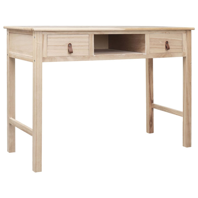 Scrivania Naturale 110x45x76 cm in Legno