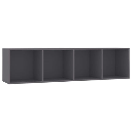Libreria/Mobile TV Grigio 143x30x36 cm