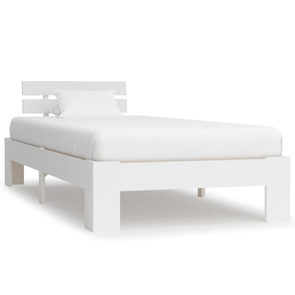 Dormeuse Estraibile senza Materasso Bianca Legno Pino 100x200cm