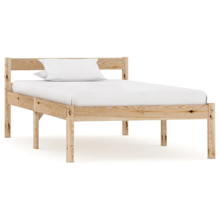 Giroletto senza Materasso 100x200 cm in Legno Massello di Pino