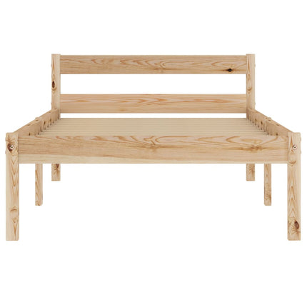 Giroletto senza Materasso 100x200 cm in Legno Massello di Pino