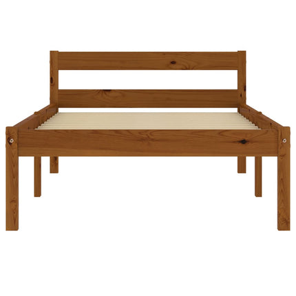 Giroletto senza Materaso Ambrato in Legno di Pino 100x200cm