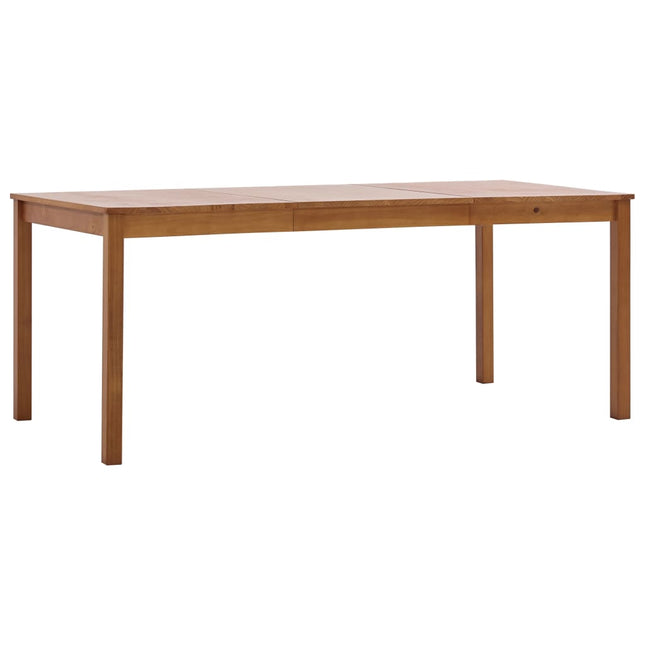 Tavolo da Pranzo Marrone ambra 180x90x73 cm in Legno di Pino