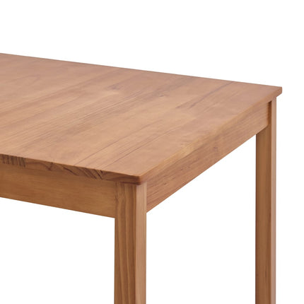 Tavolo da Pranzo Marrone ambra 180x90x73 cm in Legno di Pino