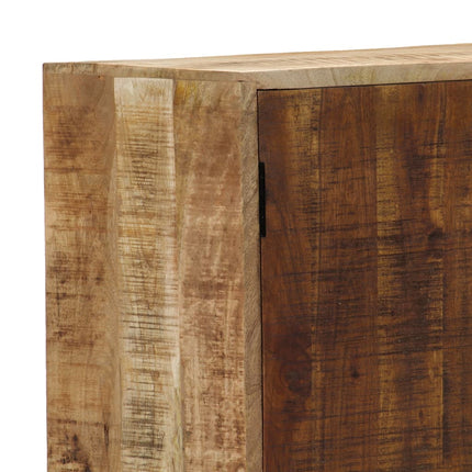 Credenza 88x30x73 cm in Legno Massello di Mango